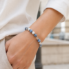balta apyranke Blue and white bracelet