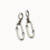 Drop earrings Silver plated drop earrings with Swarovski crystals