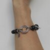 IMG_20241126_151125 Elegant black marble bracelet with silver-plated brass, perfect as a thoughtful gift
