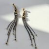 Long statement earrings