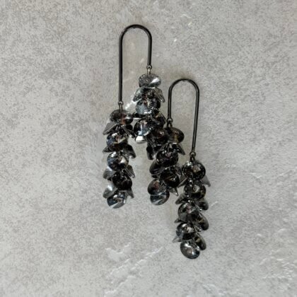 Šventiniai auskarai su Swarovski kristalais