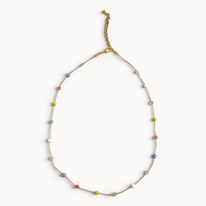 minimalistic necklace Minimalistic colourful necklace