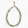summer necklace Green ceramic and howlite necklace
