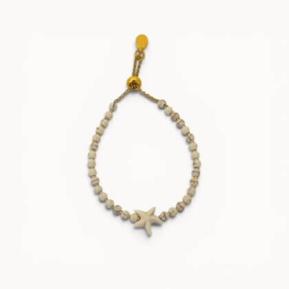 Howlite sliding bracelet
