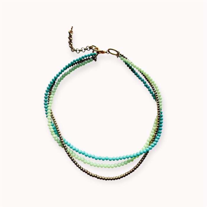 žalias trigubas vėrinys