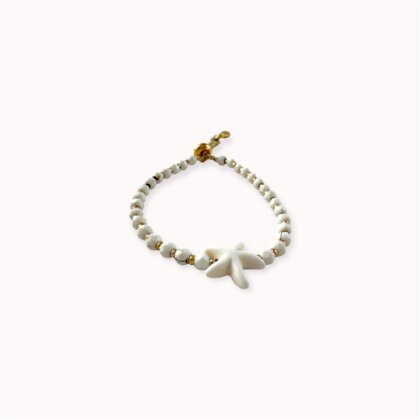 Howlite sliding bracelet