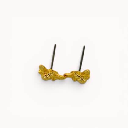 Bee stud earrings