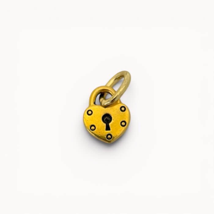 heart lock Charm heart lock