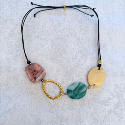Natural stones necklace